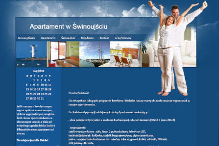 strona internetowa apartamentu