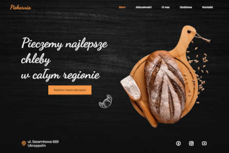 strona internetowa piekarni