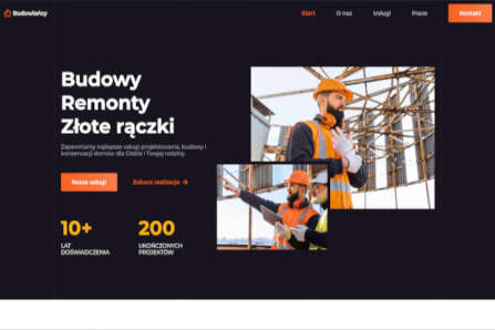 strona internetowa firmy budowlanej
