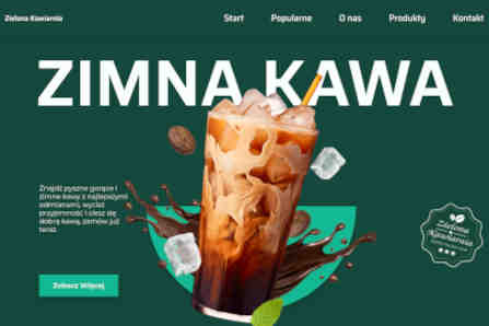 strona internetowa kawiarni